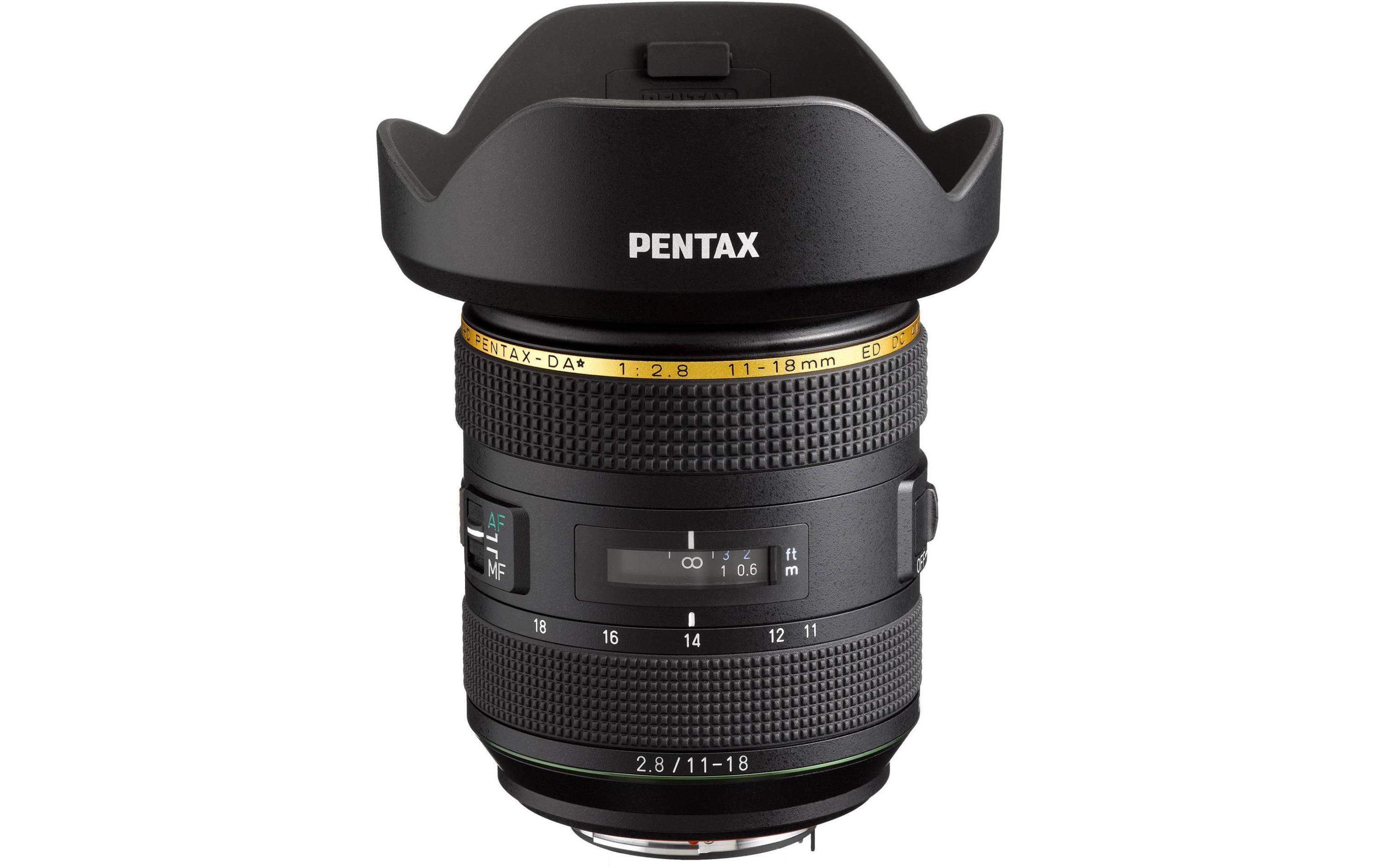 Zoomobjektiv DA* 11-18mm F/2.8 ED DC AW Pentax K<br>Ultraweitwinkel-Zoom-Objektiv für APS-C-Kameras