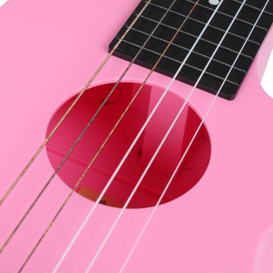 Korala PUG-40-PK polycarbonaat guitarlele roze