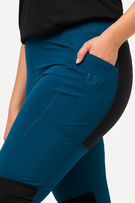 Wander-Leggings, Zipptasche, High Waist, Elastikbund