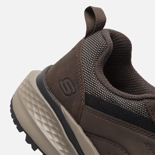 Skechers Slade Ultra-Peralto Sneakers bruin Leer