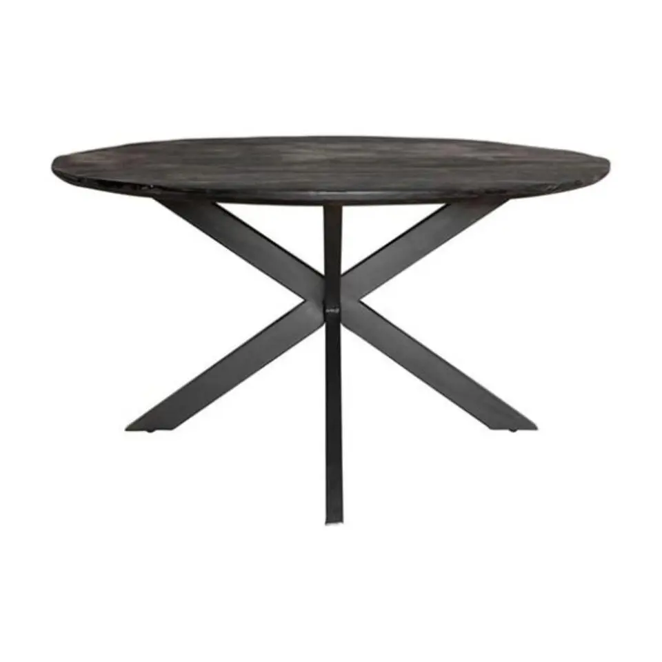 Furndea Eettafel Orianna rond - zwart 120cm