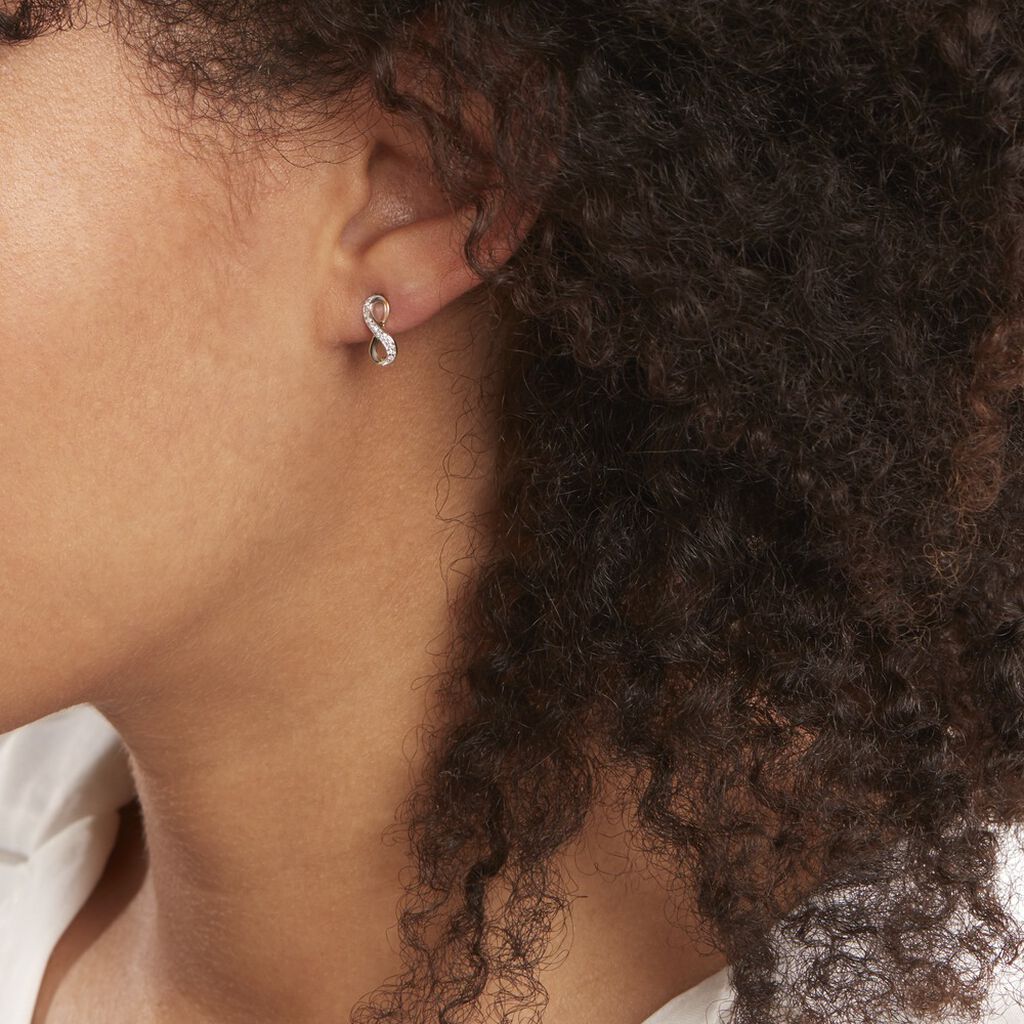 Boucles D'oreilles Puces Chacha Or Jaune Diamant