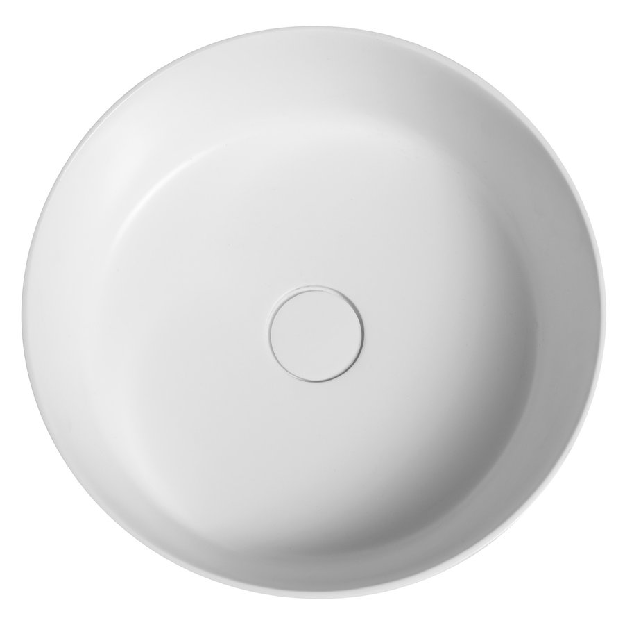 Sapho Thin waskom solid surface 38x14.2cm wit