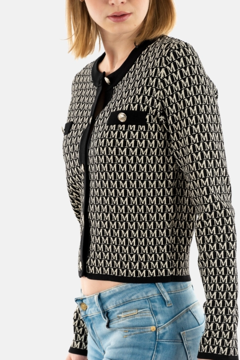 Gilets cardigans morgan 241-mestem noir