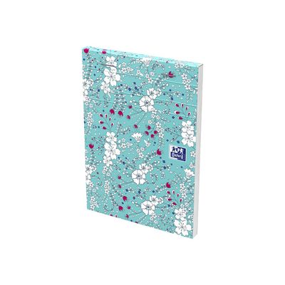 Oxford Floral - Bloc notes agrafé 10,5 x 14,8 cm