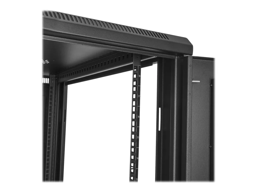 StarTech.com 18U Server Rack Cabinet, 4-Post Adjustable Depth (2
