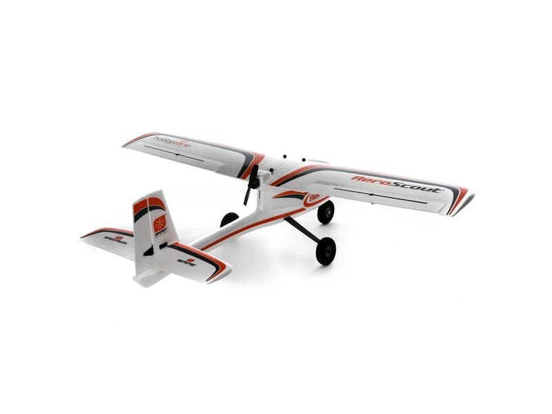 Hobbyzone Trainer Aeroscout S2 1.1 m BNF Basic Einsteiger Modellflugzeug mit Spektrum Technik