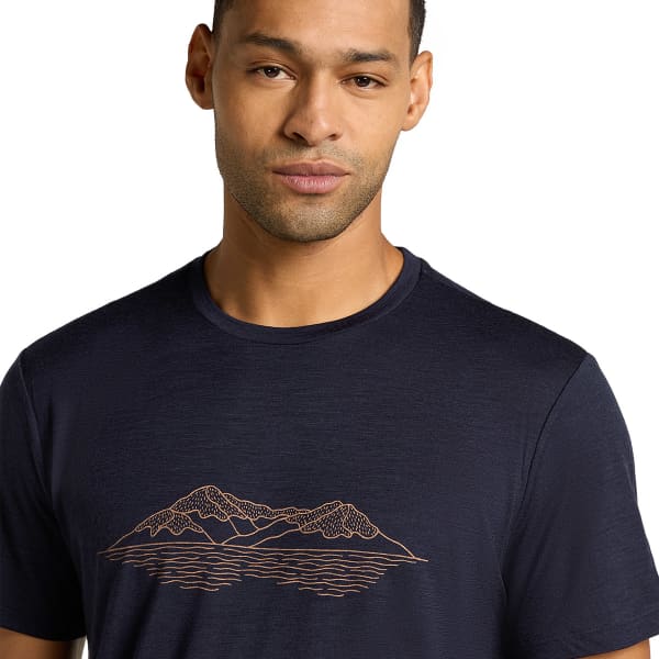 T-shirt randonnée ICEBREAKER M MERINO 150 TECH LITE SS TEE MIDNIGHT NAVY