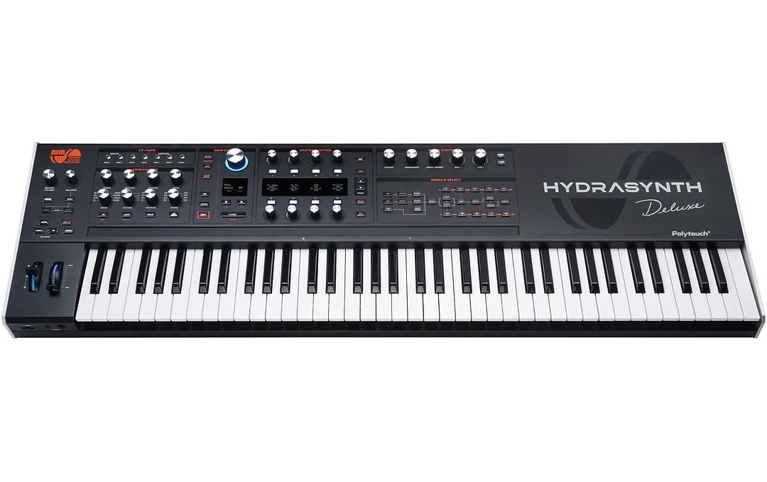 HYDRASYNTH Deluxe<br>73-stimmiges halbgewichtetes Tastenbett