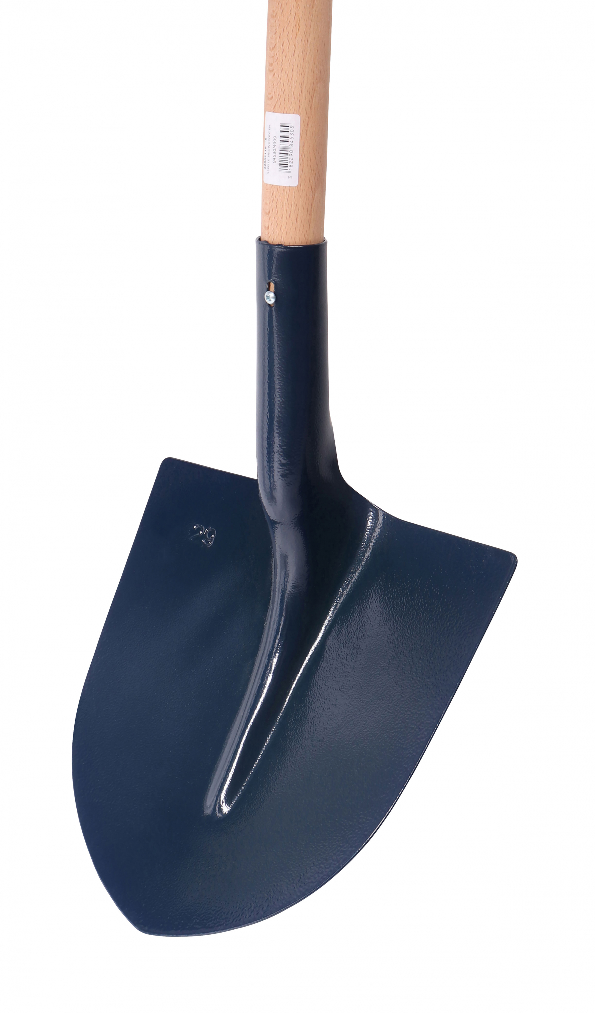 Pelle ronde de 29 cm manche bois 110 cm