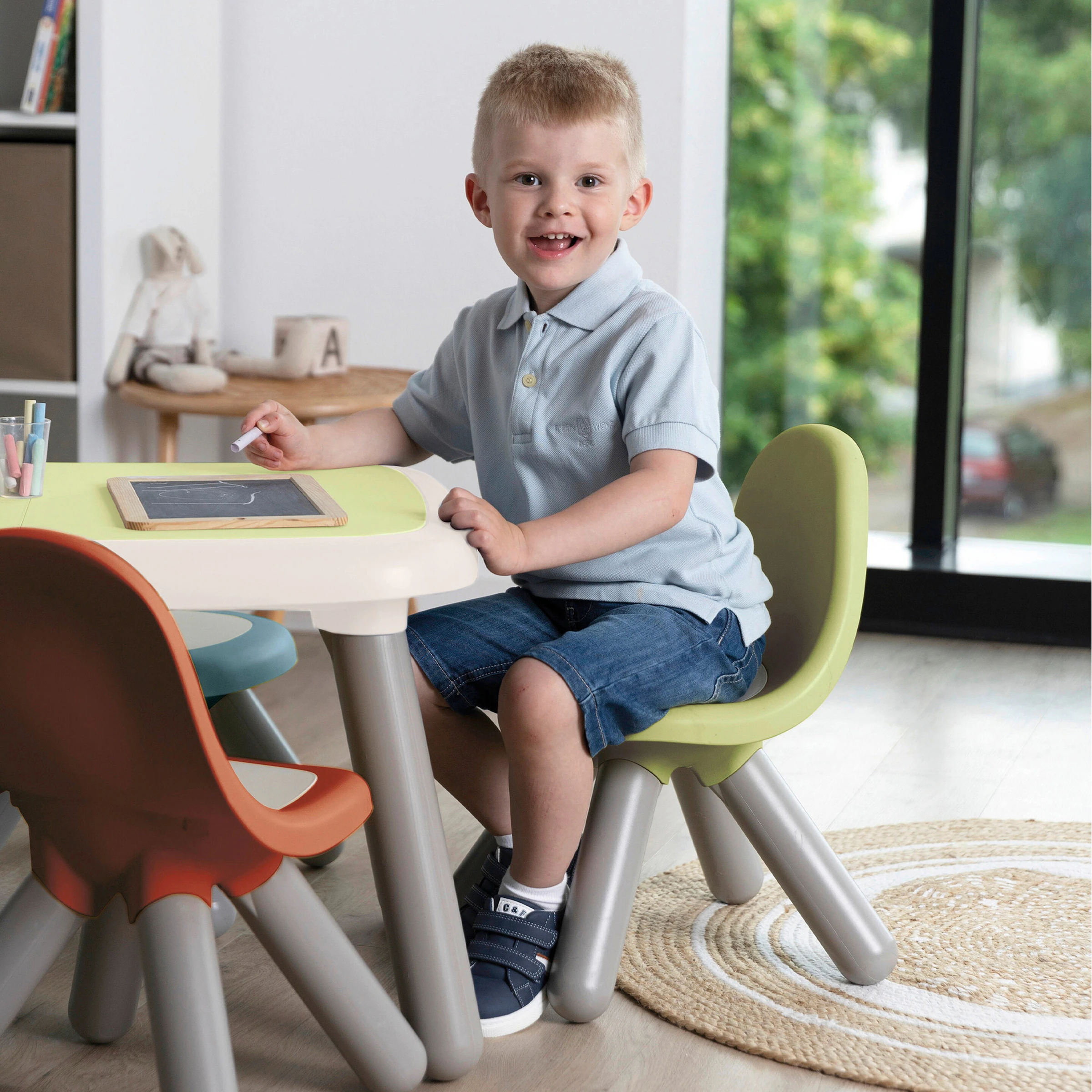Smoby Kinderstuhl grün