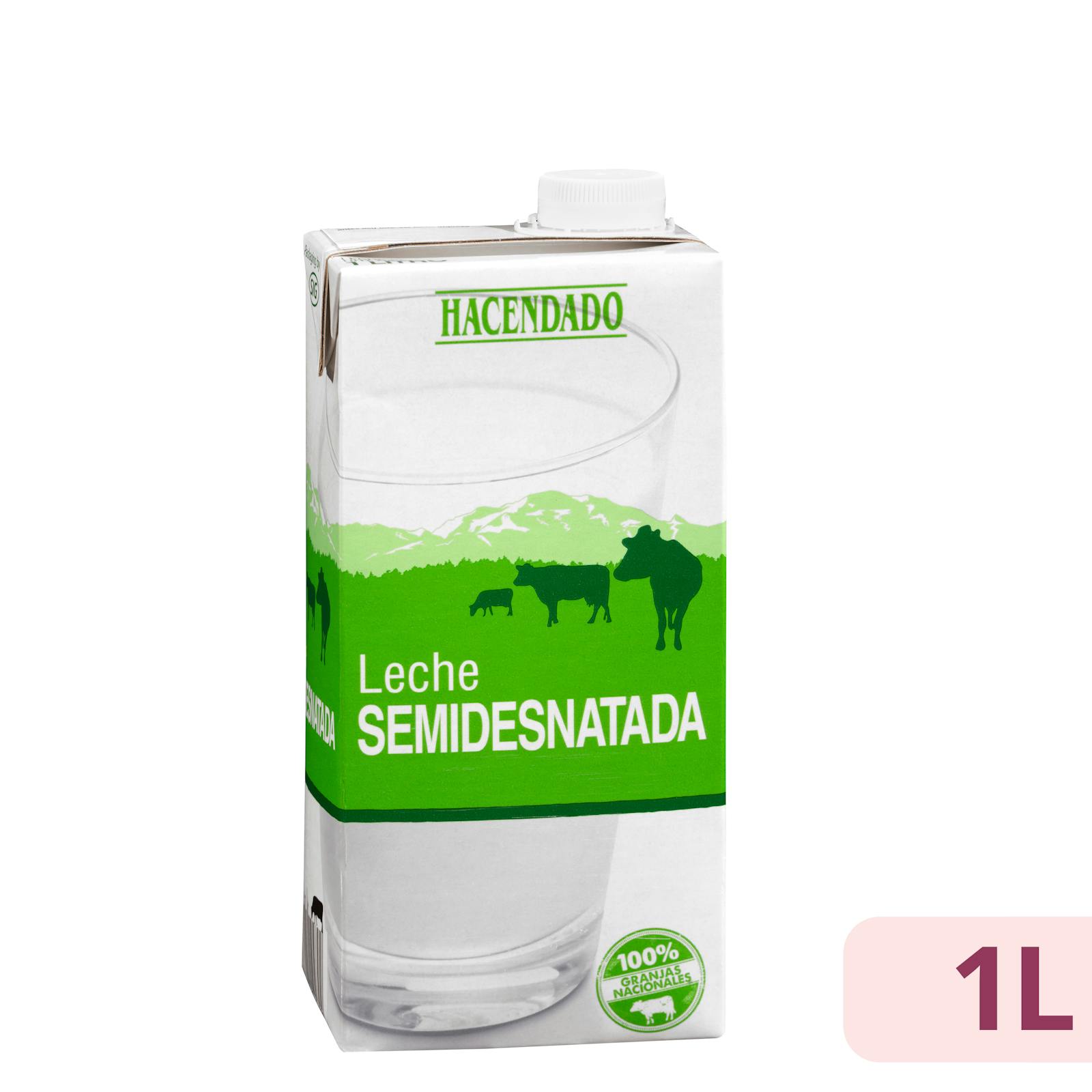 Lait demi-écrémé Hacendado