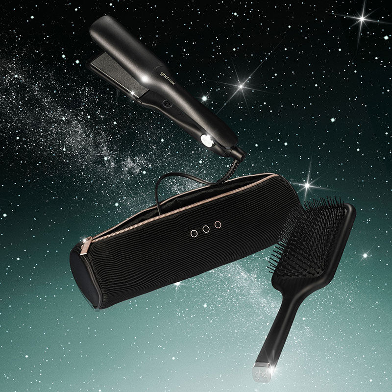 Coffret d'Exception styler Max avec brosse plate et pochette