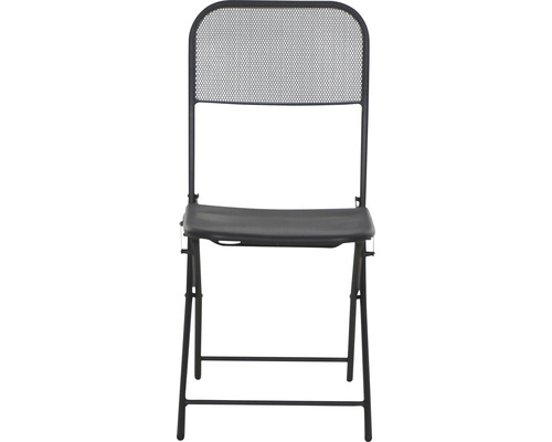 Siena Garden 2-zits balkonset bestaande uit: tafel, 2 stoelen, antraciet aluminium, opvouwbaar