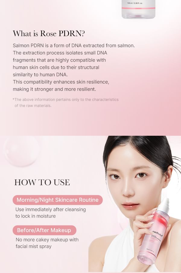 medicube - PDRN Roze Glutathion Serum Mist