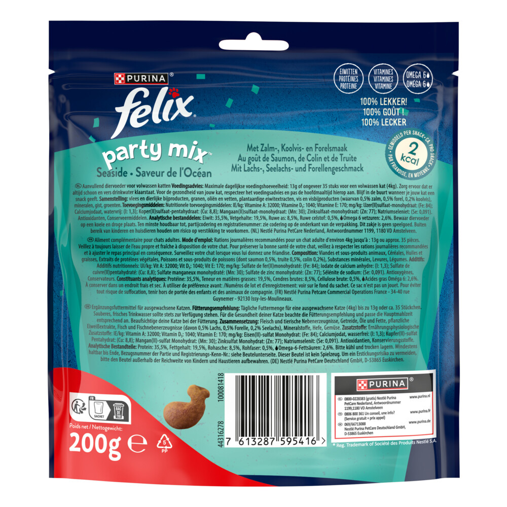 Felix Snack Party Mix Seaside200 gr