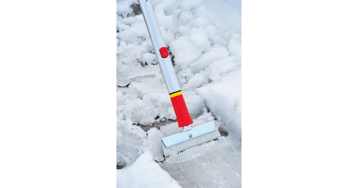 WOLF-GartenMulti-star IC-M IJssteker sneeuwschuiver  (Rood/geel)