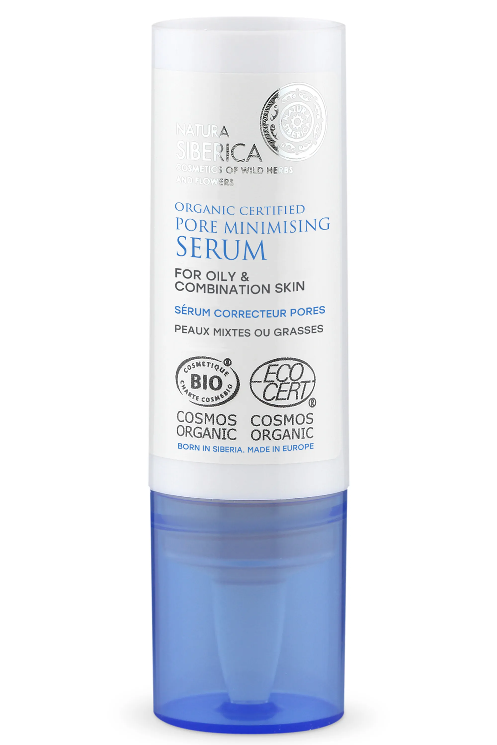 Natura Siberica Sérum visage Bio correcteur pores au Sophora de Khakassie-15 ml