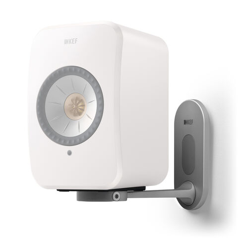 KEF B1 Wall Bracket – slimme muurbeugel voor de LSX-luidsprekerserie Zilver
