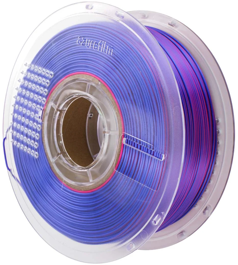 AzureFilm  PLA Silk Dual Color Velvet Bloom, 1,75 mm / 1000 g    Glänzende & schimmernde PLA Effekte in Velvet Bloom