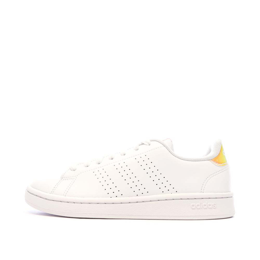 Adidas Baskets Blanc/Rose Femme Adidas Advantage IF6116