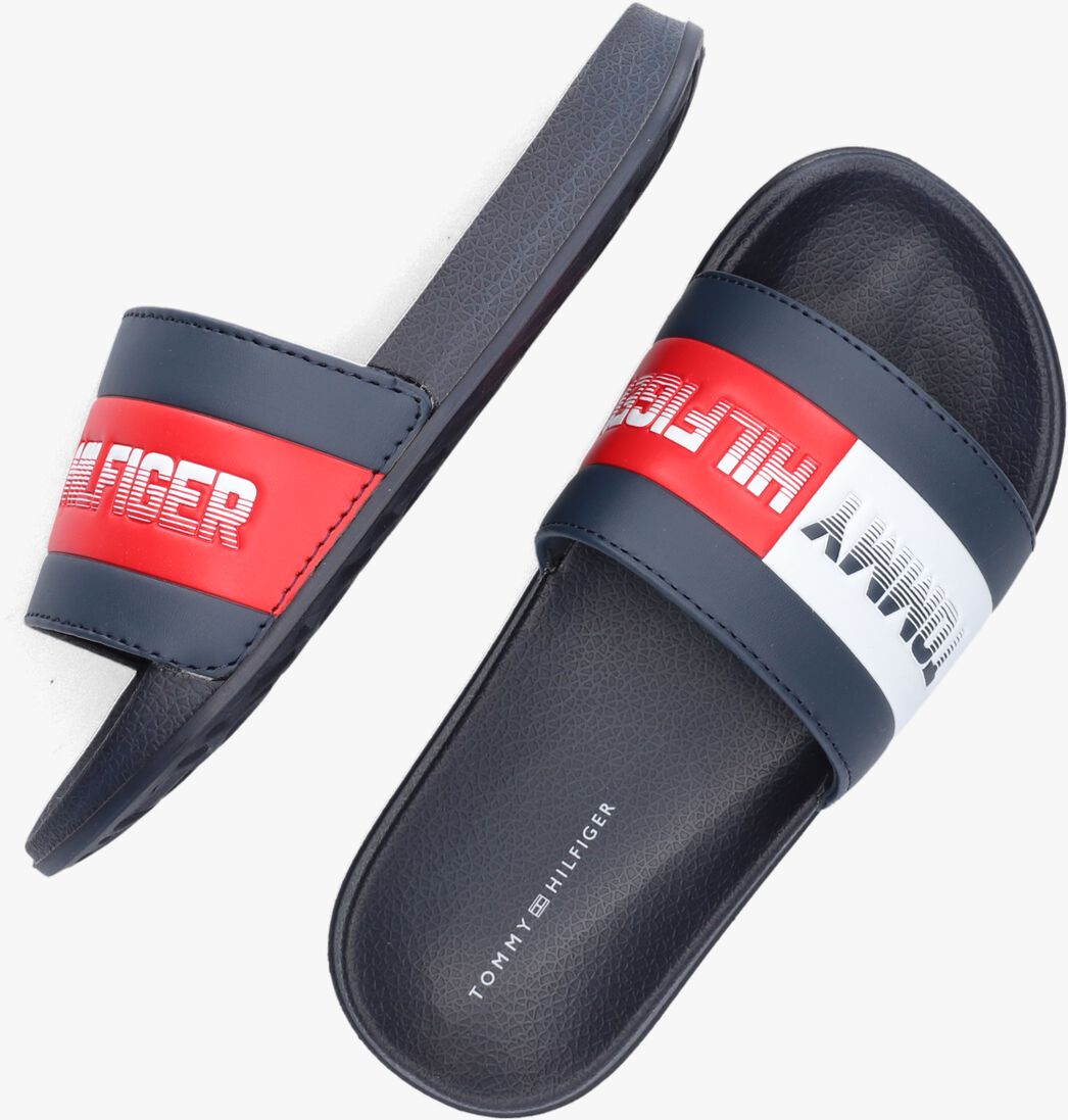 TOMMY HILFIGER blauwe tommy hilfiger badslippers 31122