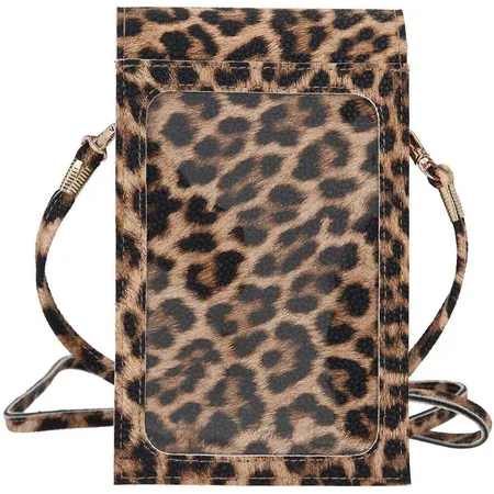 Depesche TOPModel Handytasche Sichtfenster Leopard