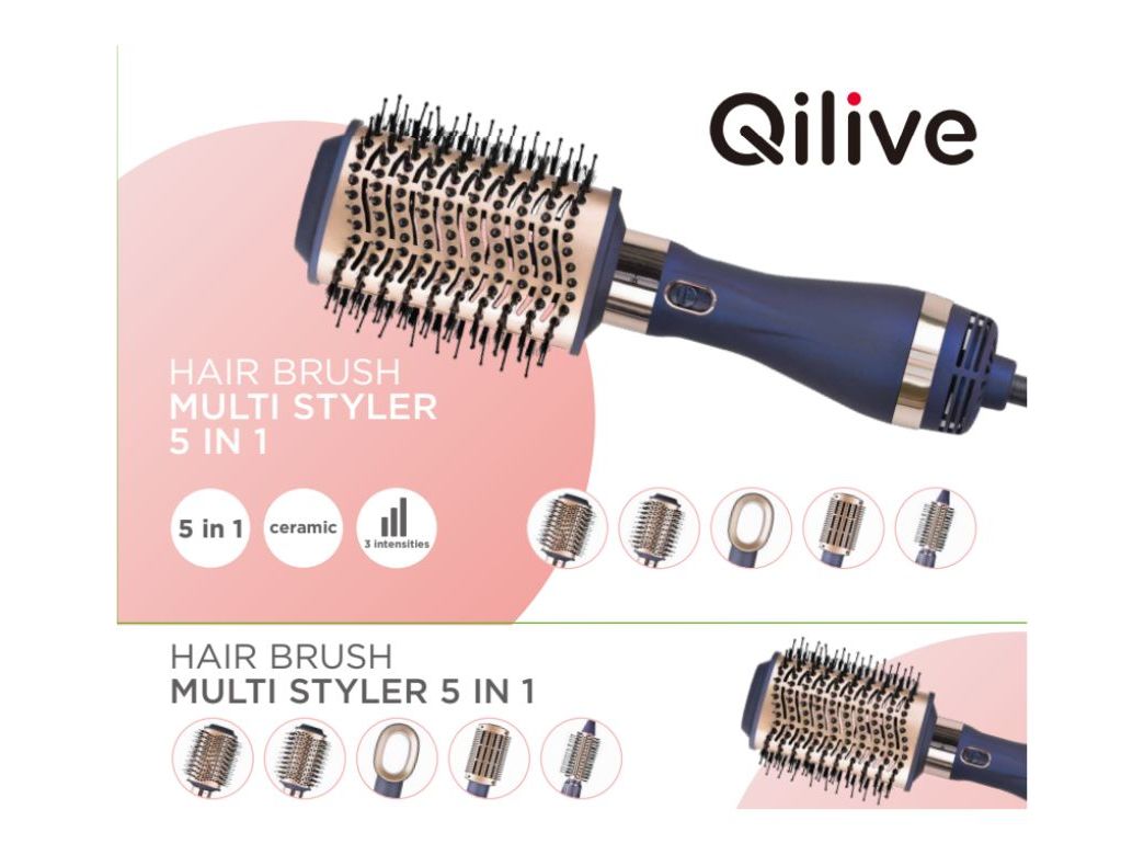 ESCOVA MODELADORA QILIVE Q.7880 5 EM 1