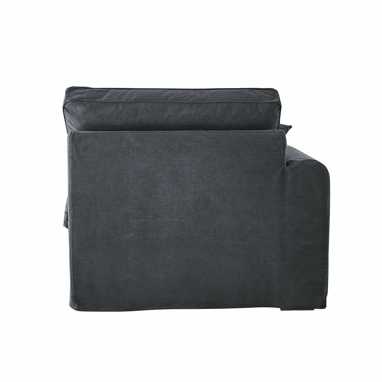 Chaiselongue Seaford Armlehne links | dunkelgrau