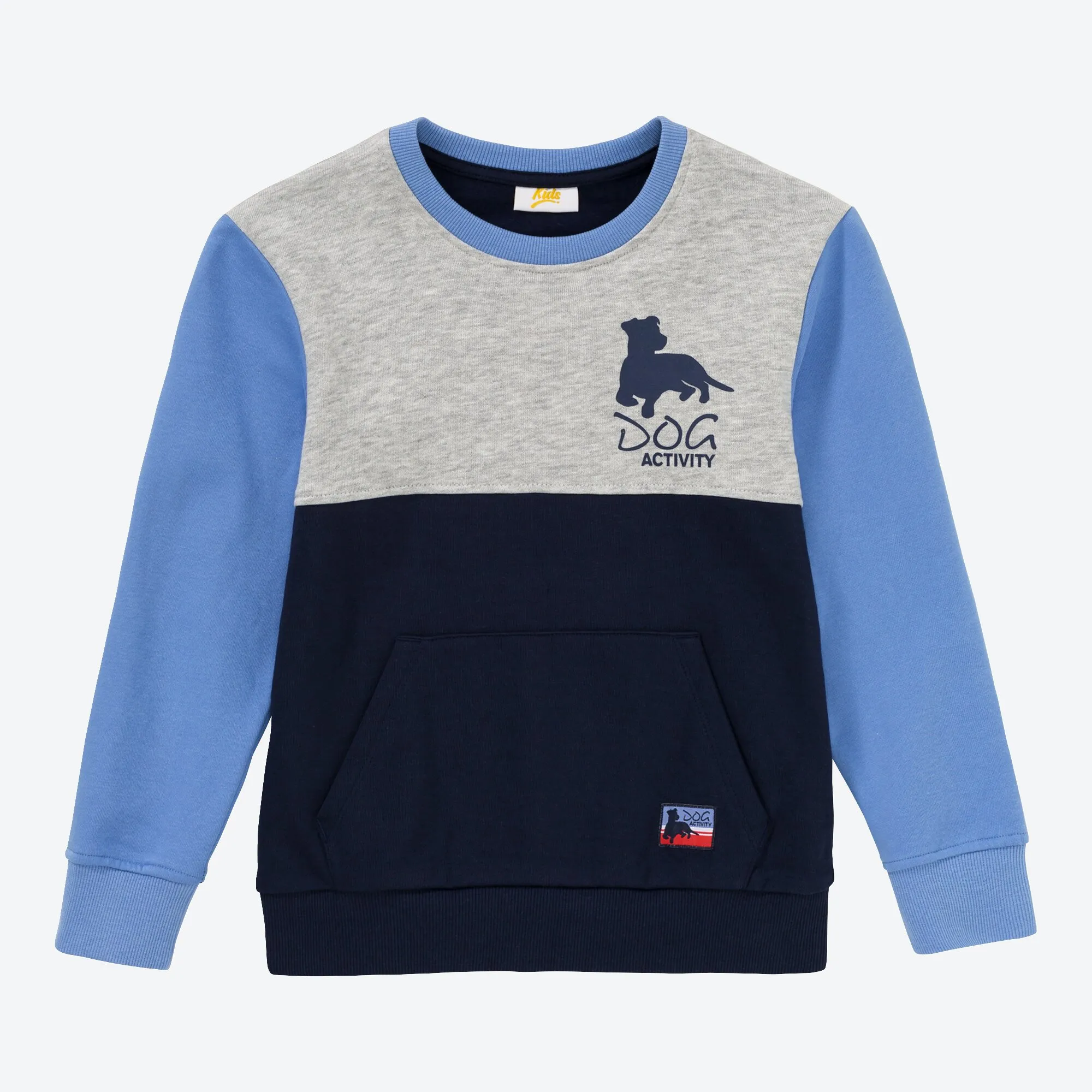 Jungen-Sweatshirt mit Känguru-Tasche