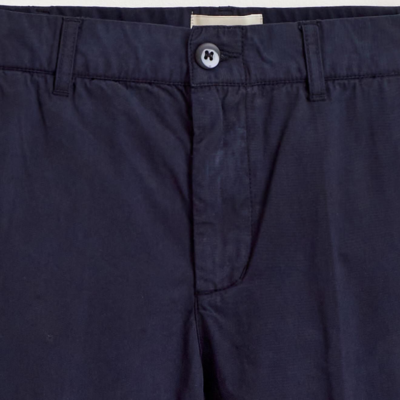Bellerose Pantalon Chino Isaac en Toile de coton marine