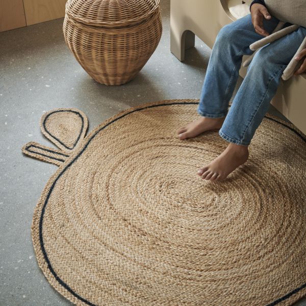 Ferm Living Apple Braided Vloerkleed - Jute