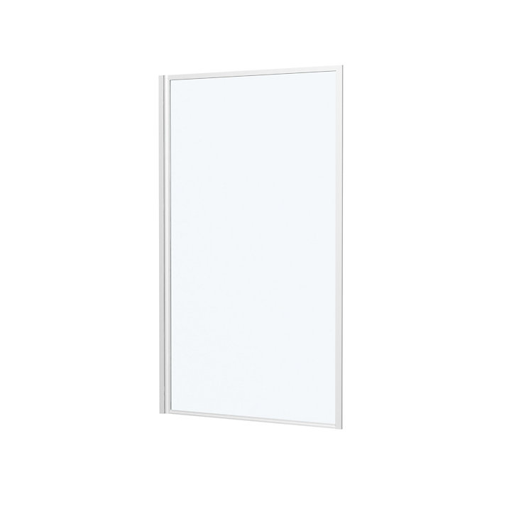 Pare-baignoire 130 x 75 cm blanc Essentiel Galedo