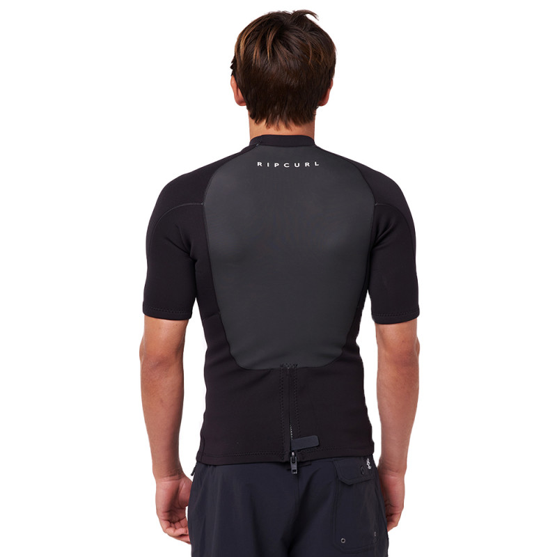 Top néoprène Rip Curl Omega 1.5mm manches courtes noir