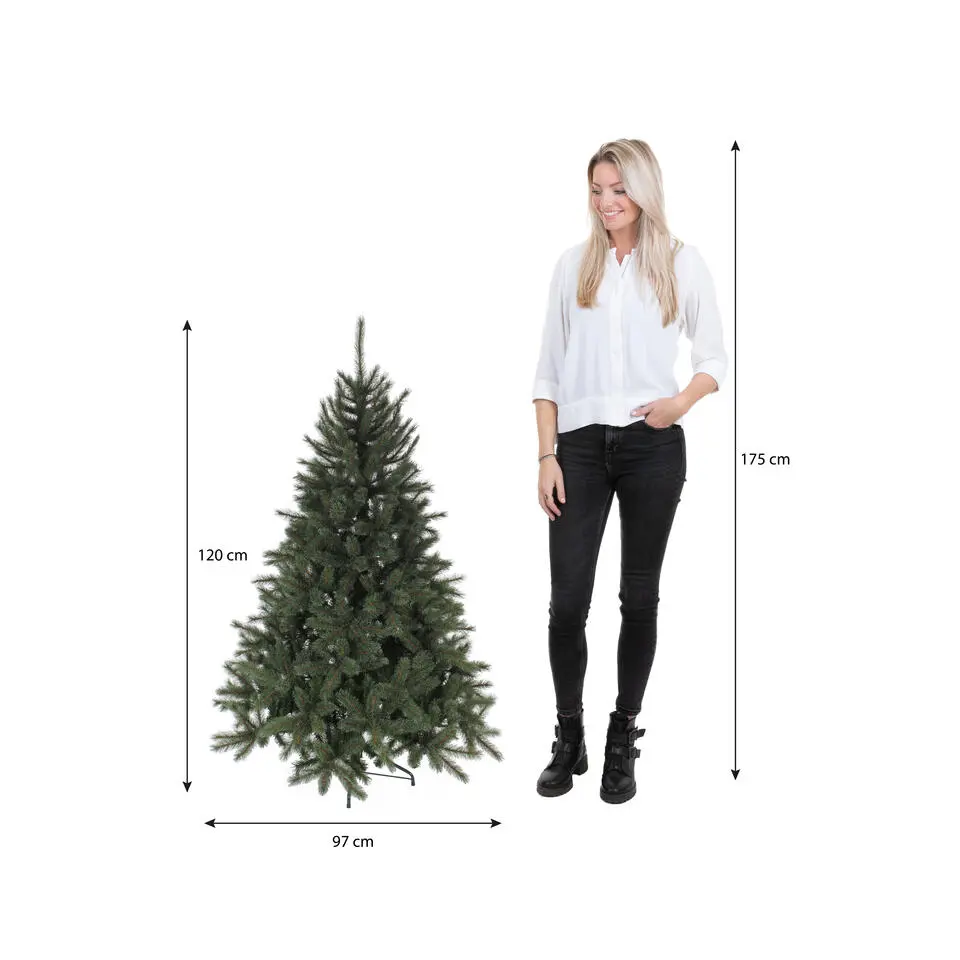 Black Box Trees Toronto Kunstkerstboom Deluxe - H120 x Ø97 cm - Groen