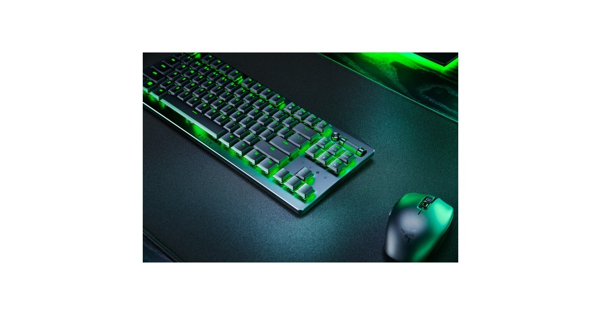 RazerDeathstalker V2 Pro TKL, gaming toetsenbord  (Zwart, US lay-out, Razer Linear Optical (Red), RGB leds, TKL, ABS, Bluetooth)