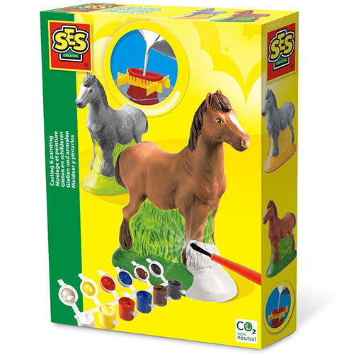 Ses creative gips- en verfpakket paard