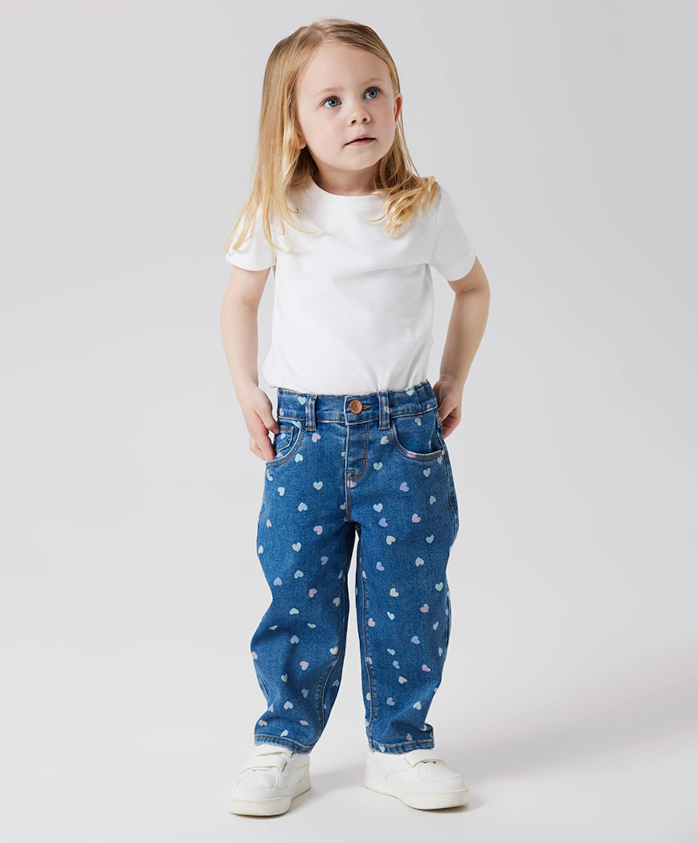 Name it NMFBELLA MOM SHAPED 3555-ON F jeans blauw