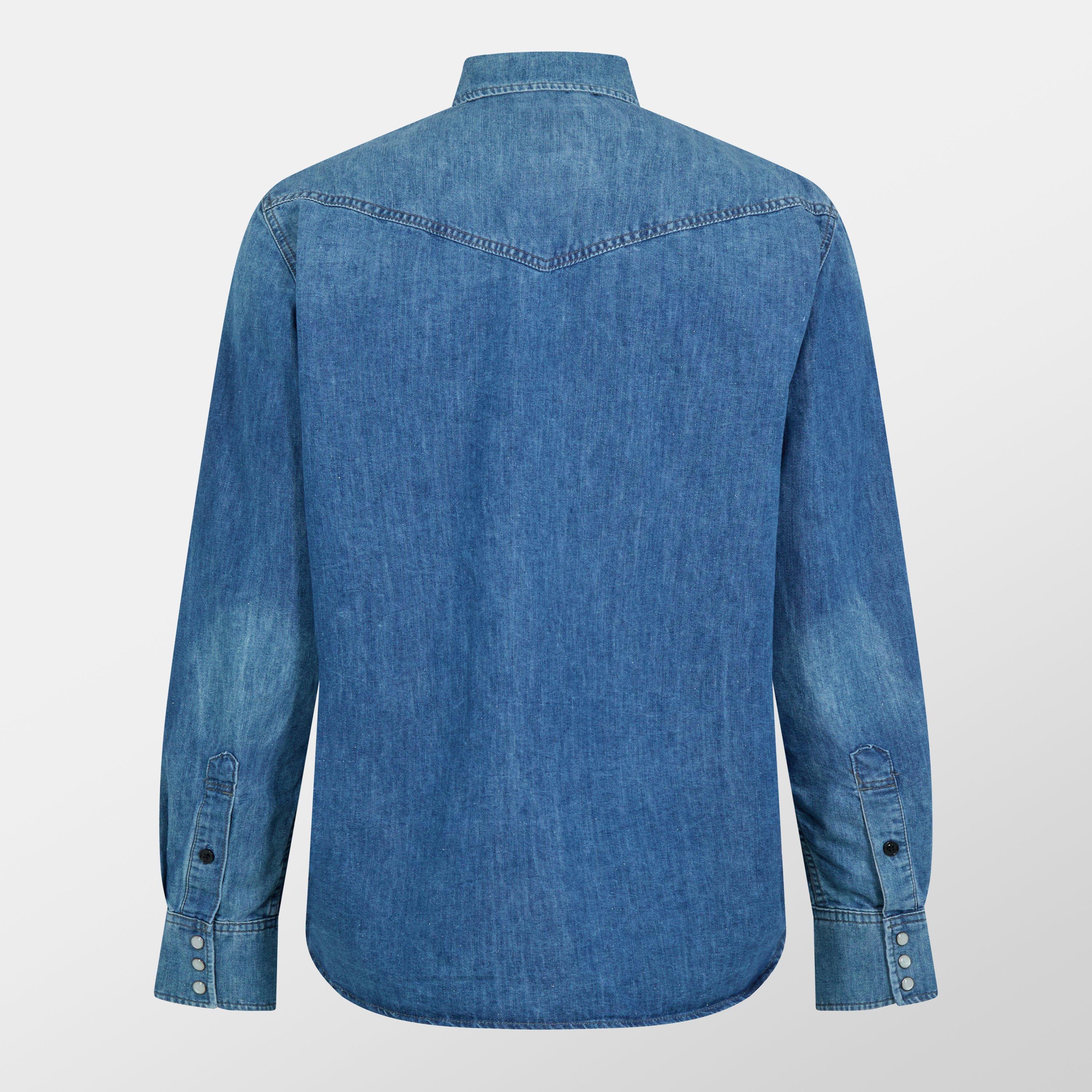 G Star Dakota Evergreen Denim Shirt