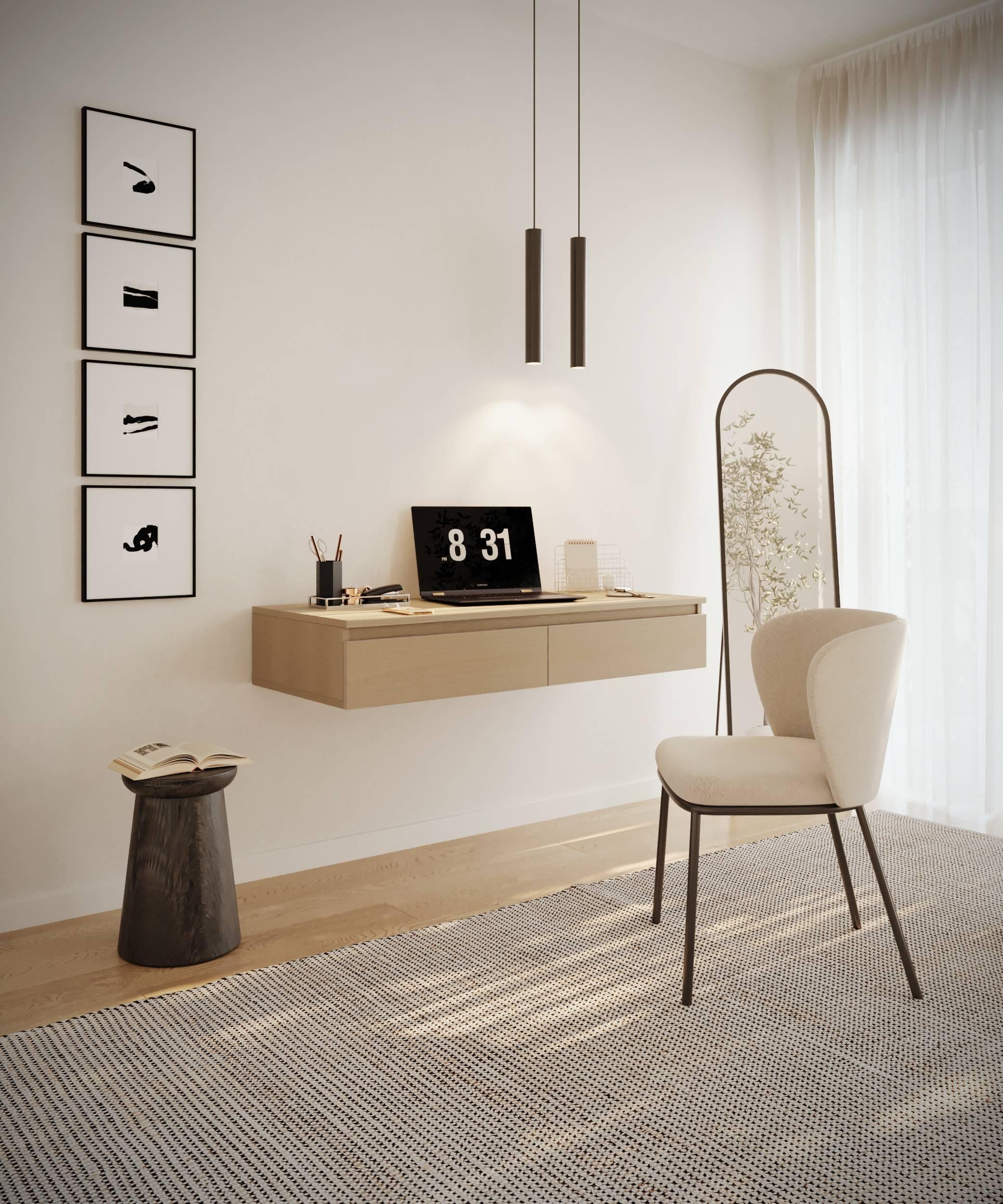 NADUVI Collection Kaptafel Kate zwevend 120cm