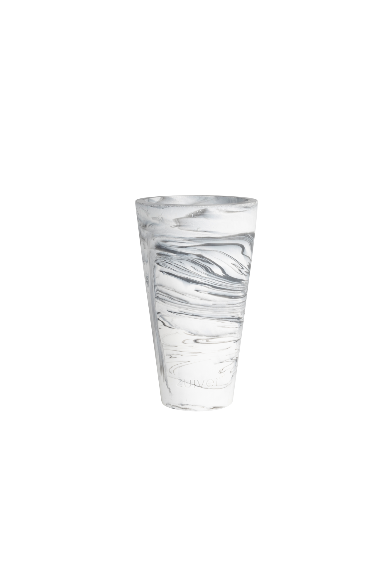 VASE CONIC S BLACK/WHITE