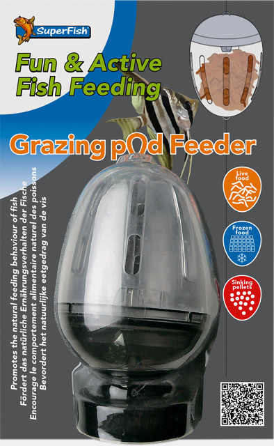 Grazing pod feeder, maakt vissen voeren leuk!