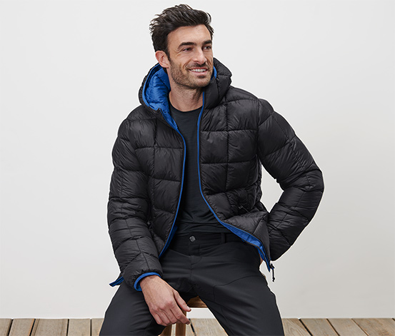 Steppjacke, schwarz
