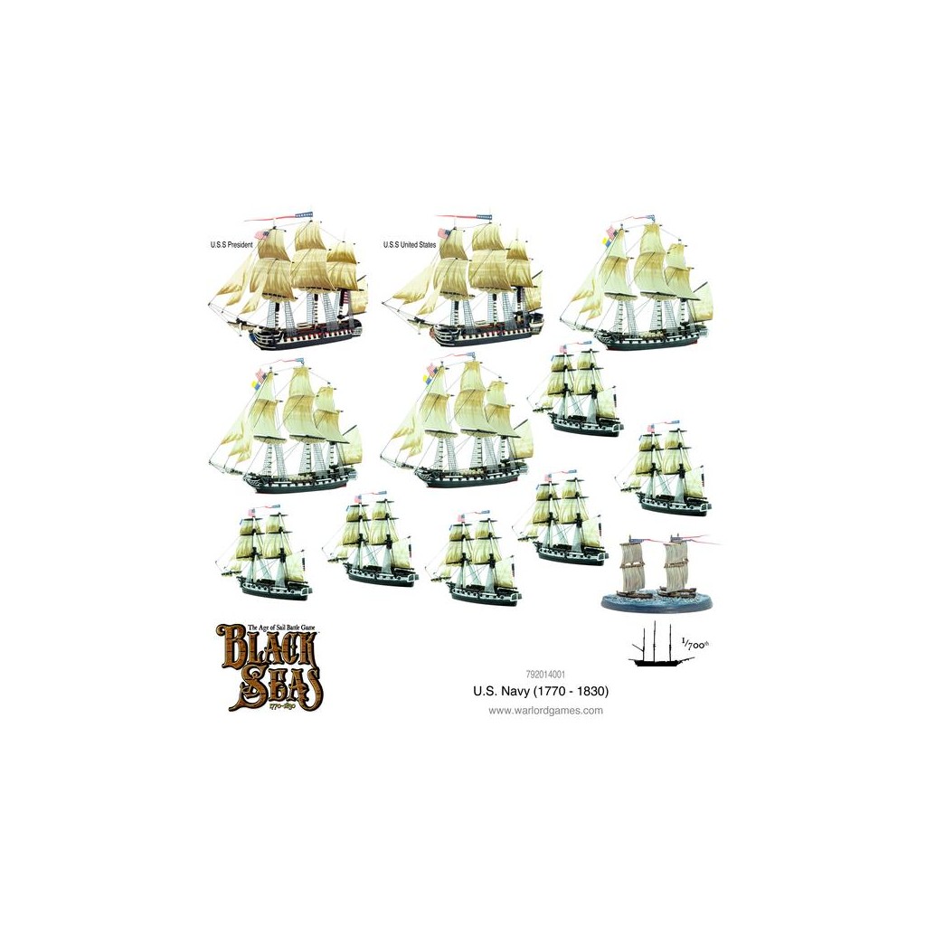Black Seas: US Navy Fleet (1770 - 1830)