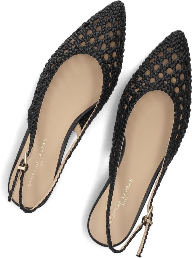 STEFANO LAURAN Slingbacks Dames St2546 Maat: 37 Materiaal: Textiel Kleur: Zwart