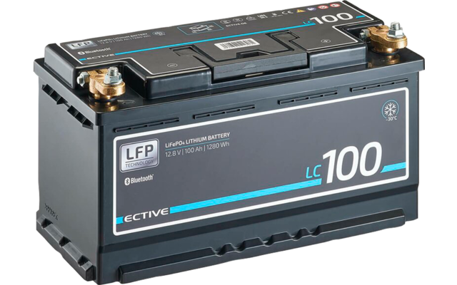 Ective LC 100 BT LT 12 V LiFePO4 Lithium Versorgungsbatterie