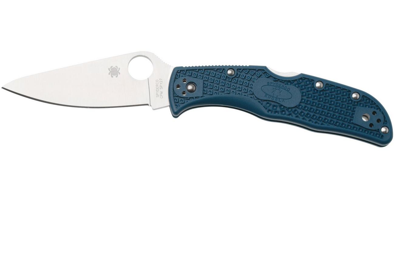 Spyderco Endela Lightweight CPM SPY27 C243PCBL Cobalt Blue FRN, zakmes