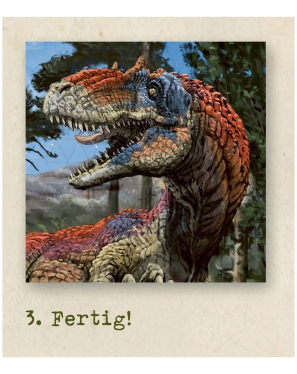 Stickern nach Zahlen T-REX WORLD