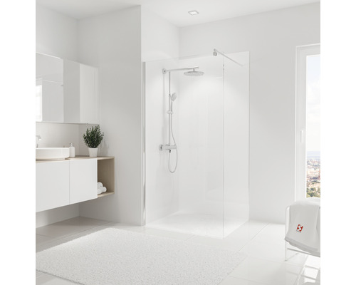 SCHULTE DecoDesign douchewandpaneel, effen kleur briljant wit hoogglans, 210 x 100 cm, LW19010213 761