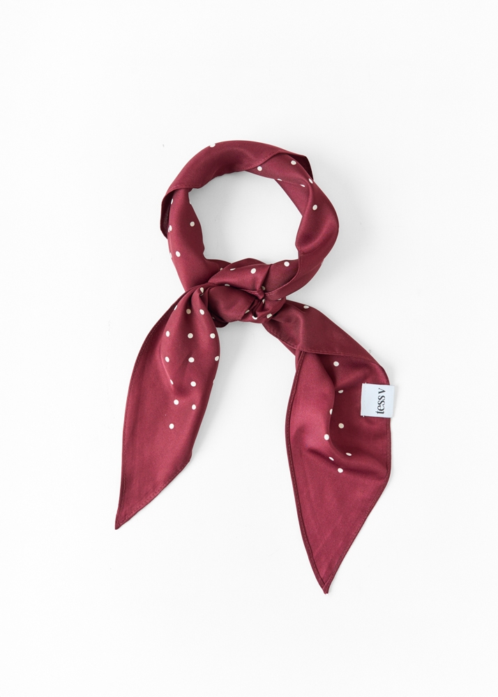 Olivia sjaal burgundy